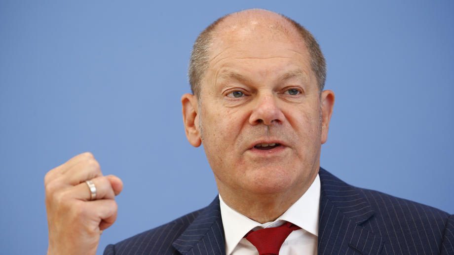 Presser German Finance Minister Scholz on supplementary budget