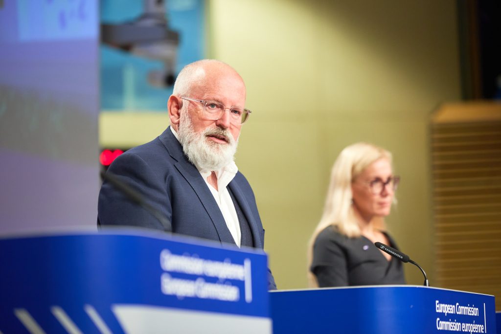 Read-out of the College meeting / press conference by Frans Timmermans, Executive Vice-President of the European Commission, and Kadri Simson, European Commissioner