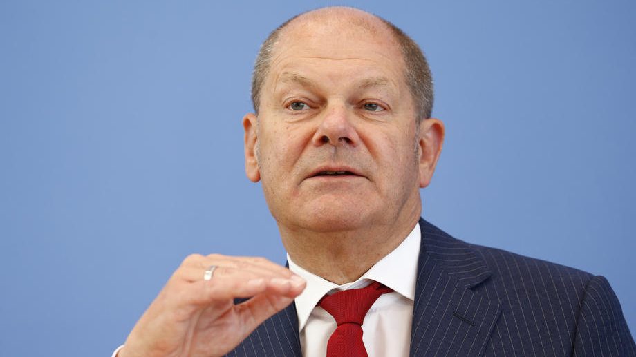 Presser German Finance Minister Scholz on supplementary budget