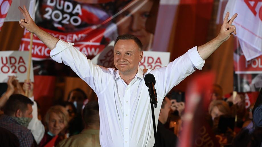 Polish President Andrzej Duda campaigns in Gorlice