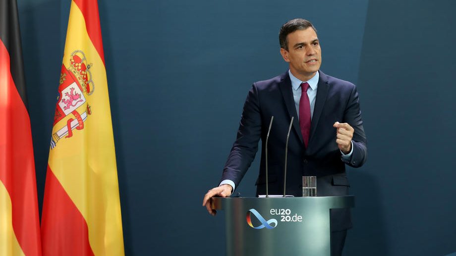 Prime Minister of Spain Pedro Sanchez visits Berlin