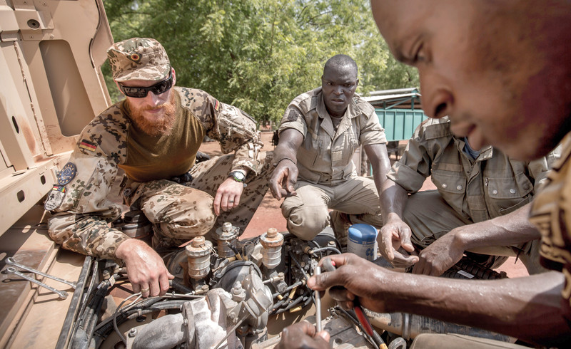 Sorge um deutsche Soldaten in Mali