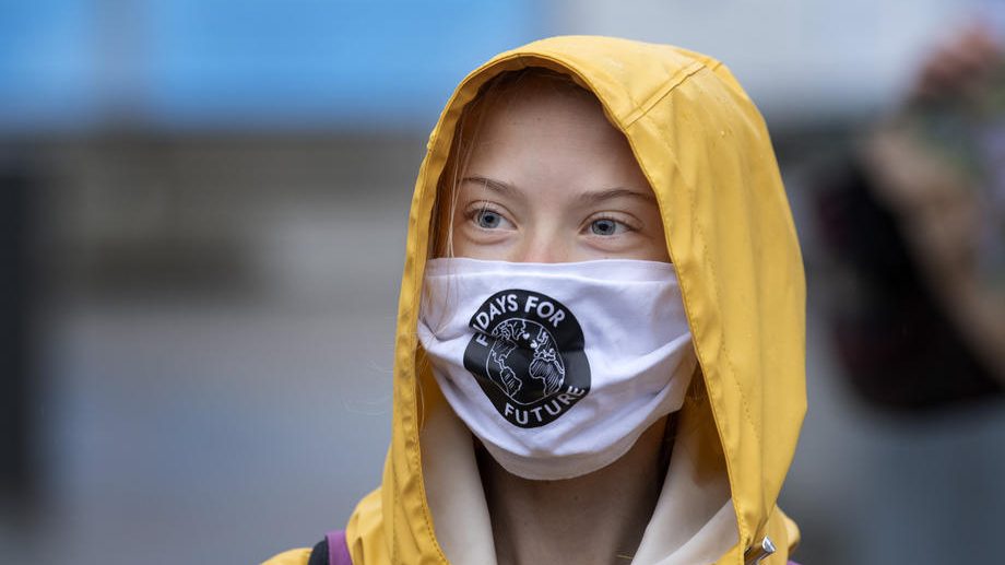 Fridays For Future protest at the Swedish Parliament