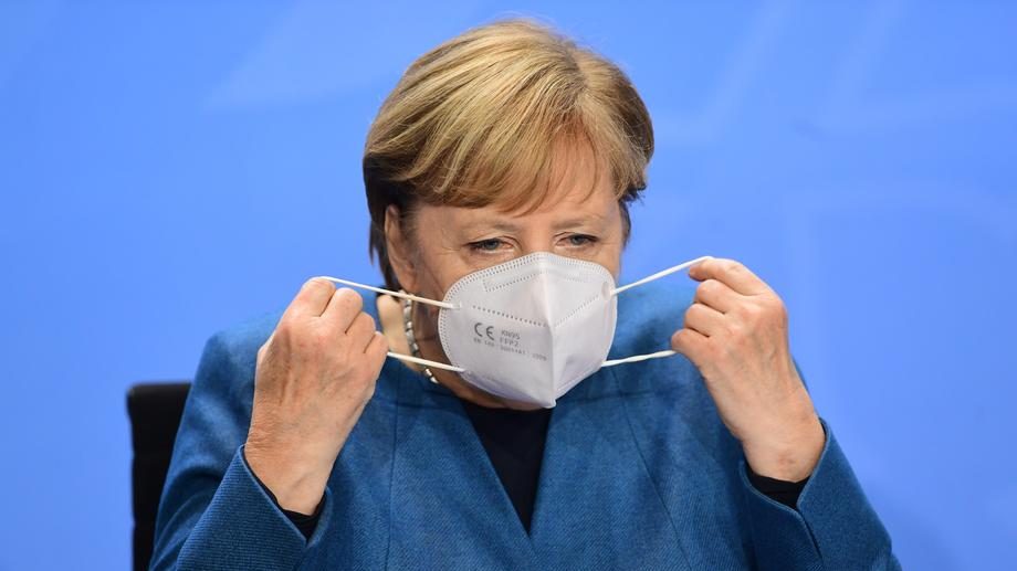 Presser after German Chancellor Merkel’s video conference with German State Premiers