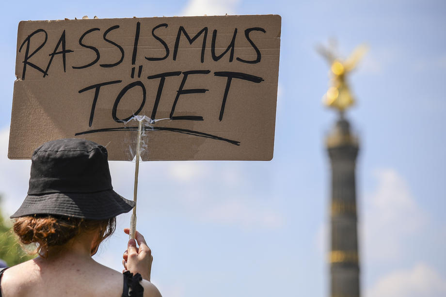 Black Lives Matter protest in Berlin