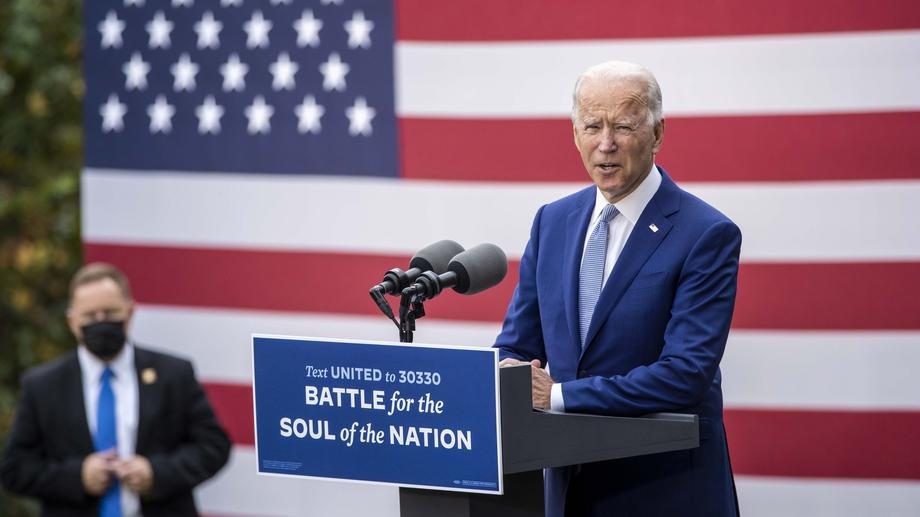 Biden campaigns in Warm Springs