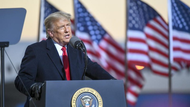 Wie sich US-Präsident Trump als amerikanischer Held inszeniert