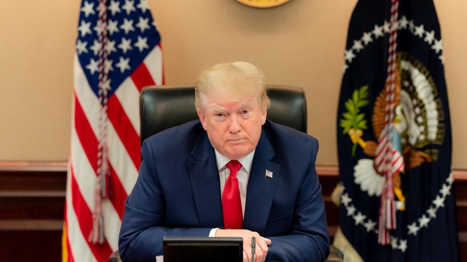 US President Donald J. Trump participates in the virtual G20 Summit