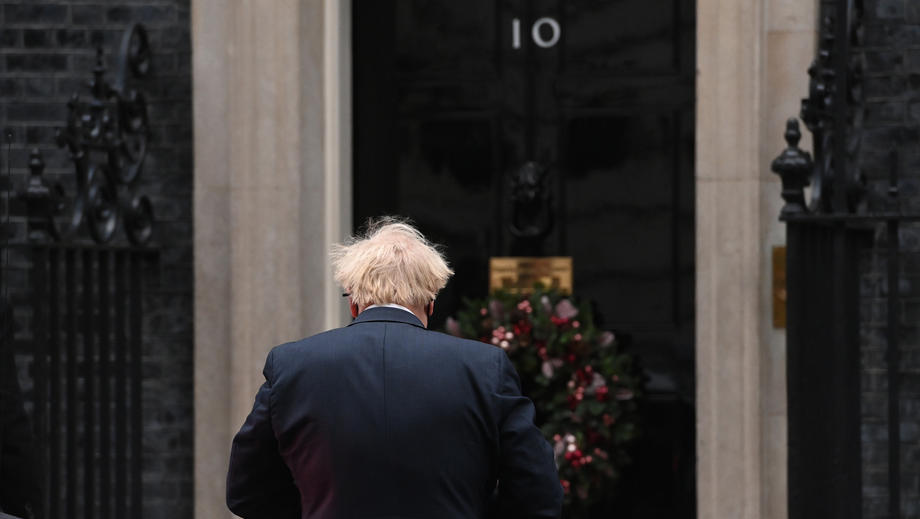 Boris Johnson returns from Prime Ministers Questions