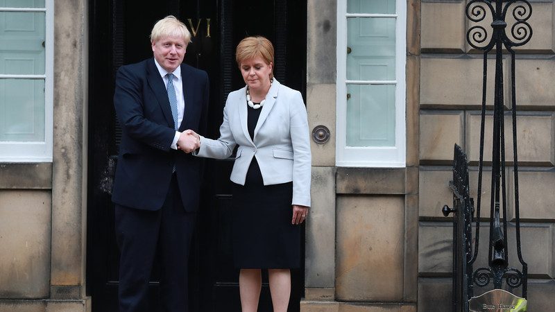 Johnson bekräftigt Ablehnung eines neuen Unabhängigkeits-Referendums in Schottland