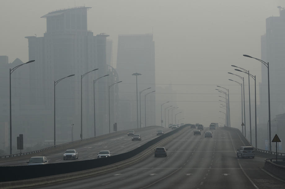 Air pollution in Beijing, China