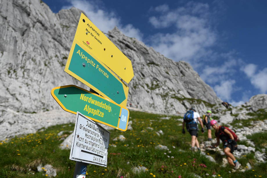 Summer tourism in the Bavarian Alps