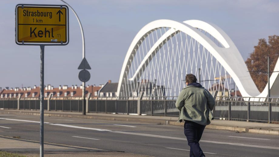 Border to France in Kehl amid coronavirus restrictions