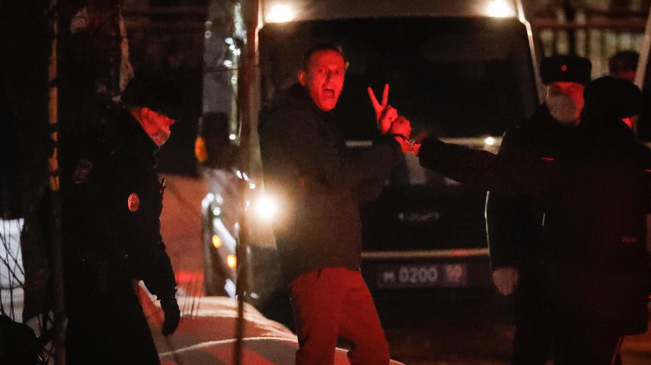 Russian opposition leader Alexei Navalny arrest