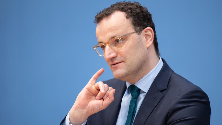 Federal Press Conference on pandemic Corona situation in Germany