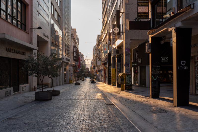 Athen geht wieder in den harten Lockdown