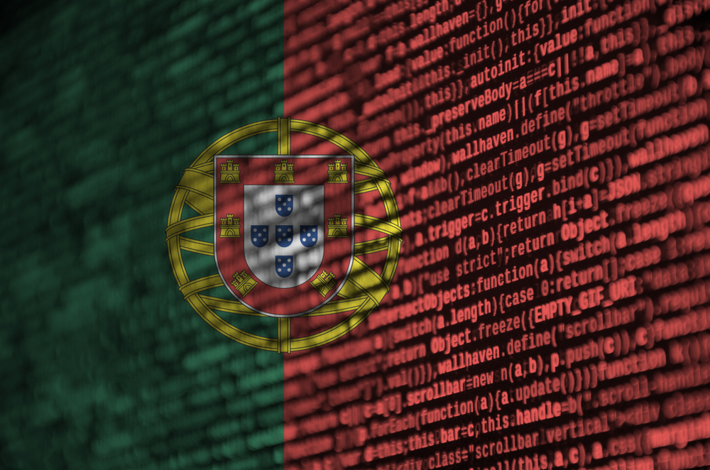 Portugal,Flag,Is,Depicted,On,The,Screen,With,The,Program