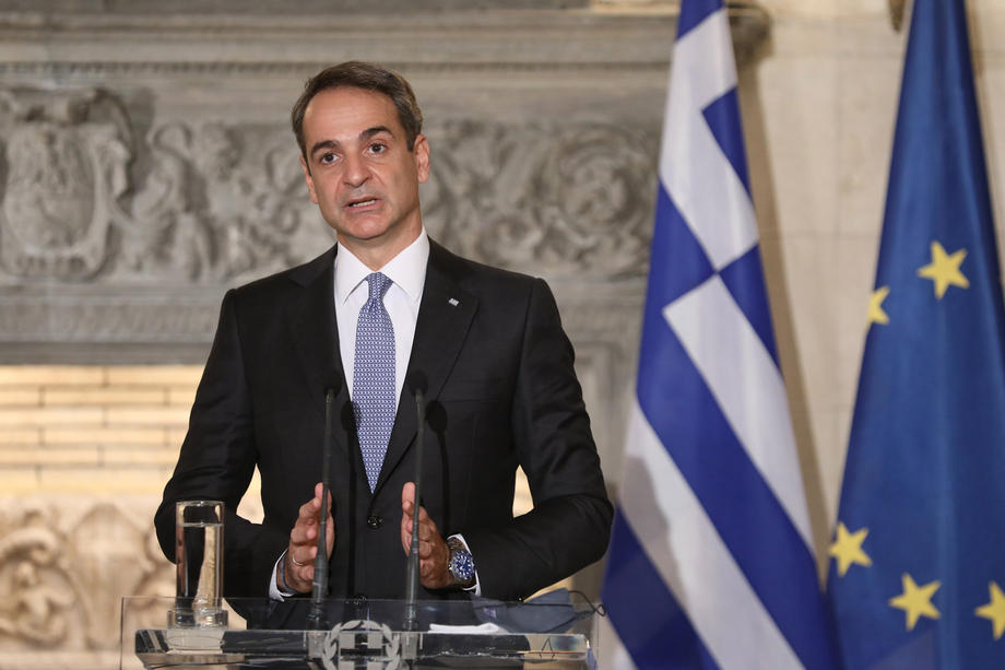 Greek Prime Minister Kyriakos Mitsotakis meets with Egyptian President Abdel Fattah al-Sisi