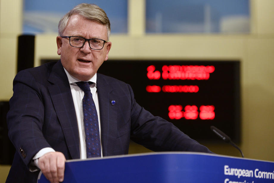 EU Commission media conference in Brussels