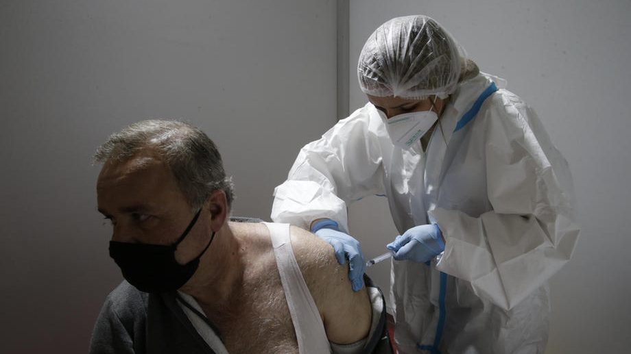 Mass Covid-19 vaccination in Belgrade