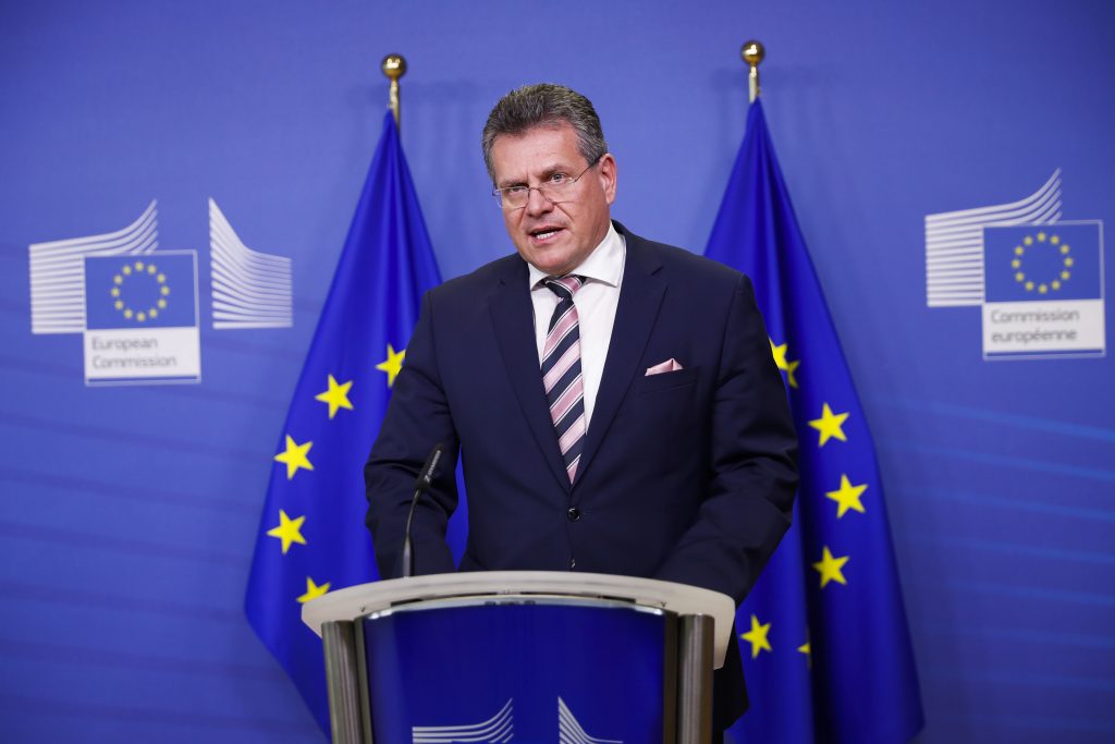 Maros Sefcovic Pressekonferenz