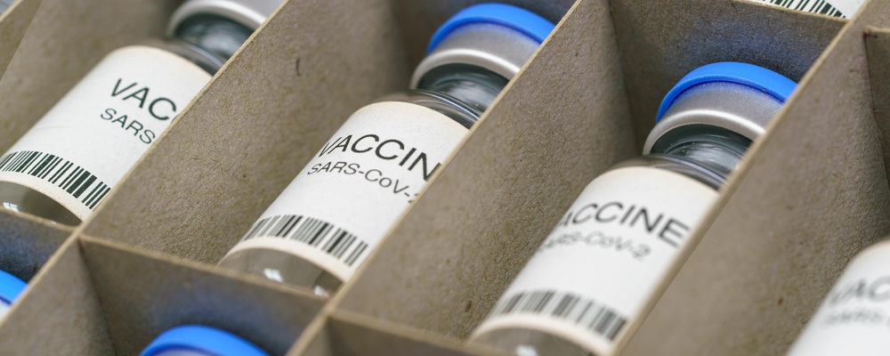 Coronavirus,Covid-19,Vaccine.,Sars-cov-2,Ncov-2019,Vaccine,Ampoules,In,A,Box.