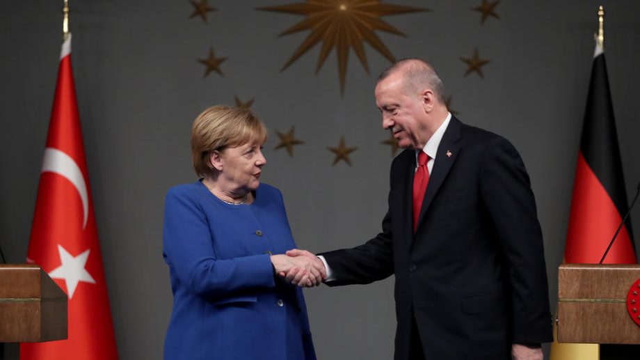 German Chancellor Angela Merkel visits Turkey