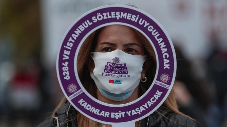 Rally for the prevention of violence against women, in Istanbul