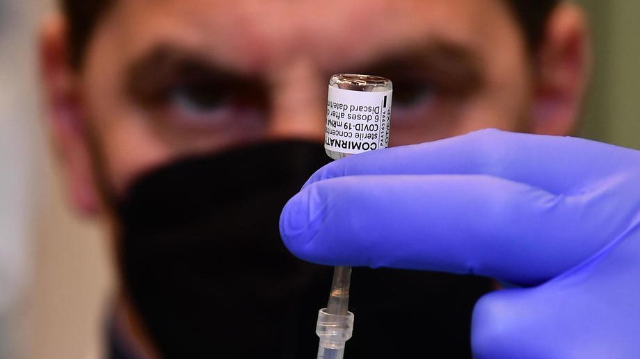 Vaccination hub in Genoa