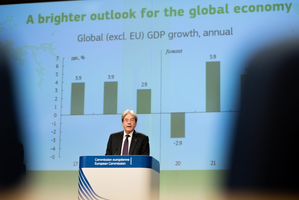 Press conference by Paolo Gentiloni, European Commissioner, on the Spring 2021 Economic Forecast