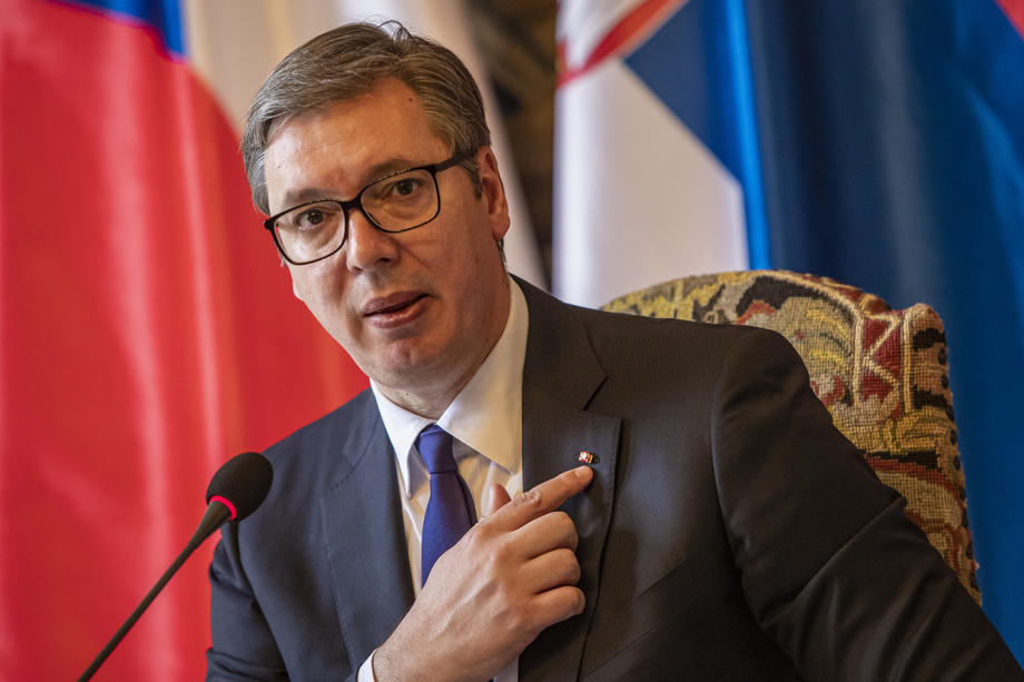 Serbian President Aleksandar Vucic visits Czech Republic