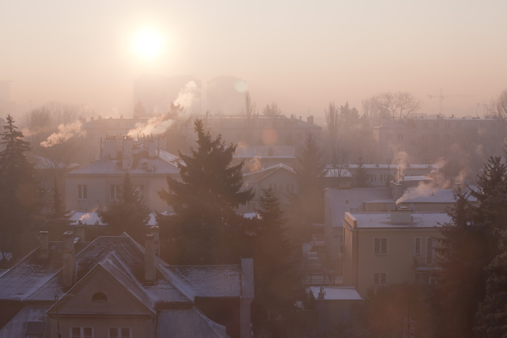 Smog,In,Winter,Time,In,Warsaw,,Poland