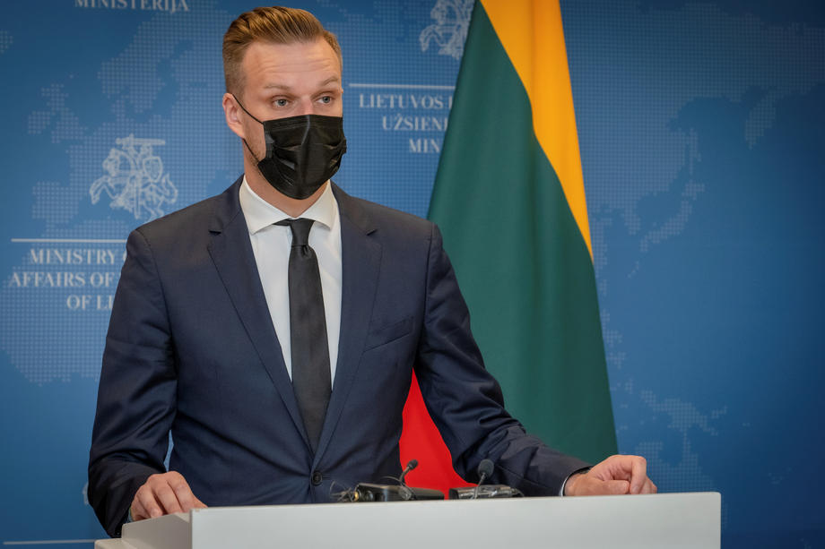 Japan Foreign minister Motegi Toshimitsu visits Lithuania