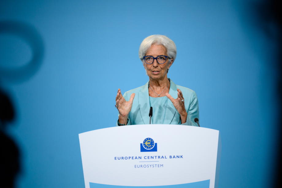ECB press conference in Frankfurt