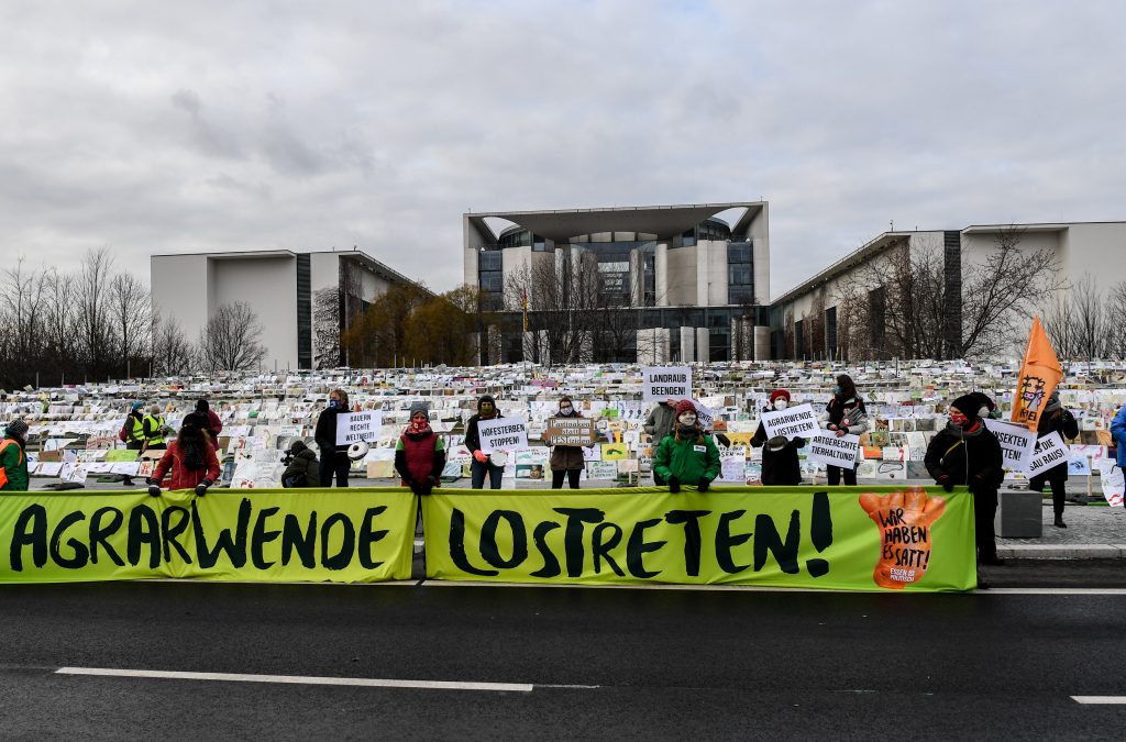 Farmers protest in Berlin