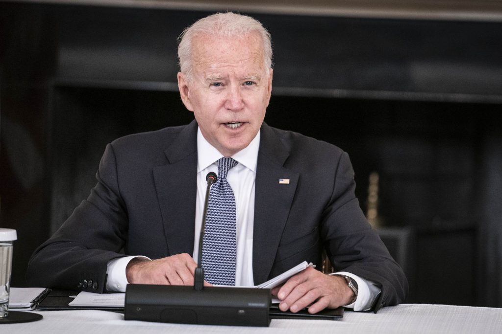 US President Joe Biden Meets with Cuban-American Leaders