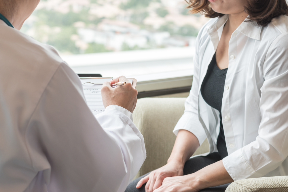 Breast,Cancer,Awareness,Healthcare,Concept,With,Female,Patient,Having,Consultation