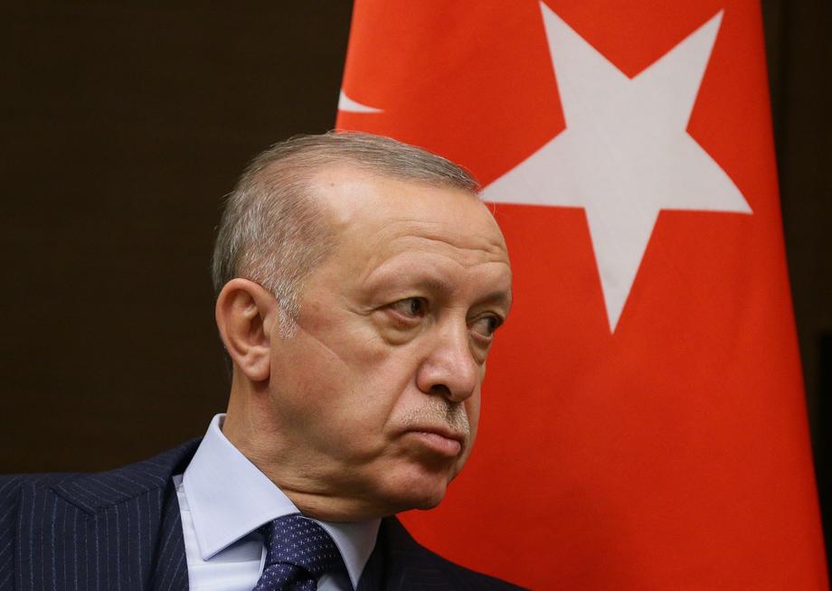 Russian President Vladimir Putin meets with Turkish President Recep Tayyip Erdogan in Sochi
