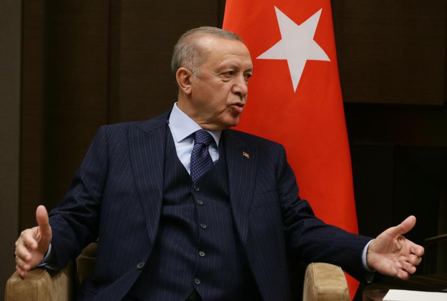 Russian President Vladimir Putin meets with Turkish President Recep Tayyip Erdogan in Sochi