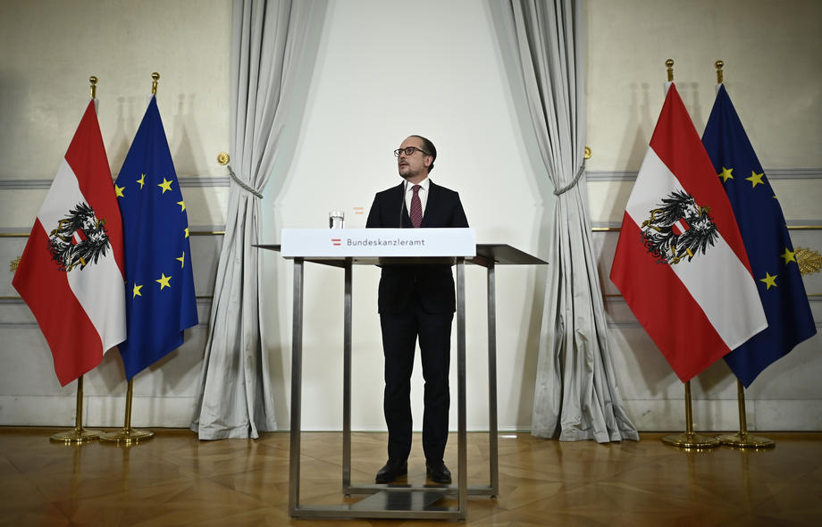 First statement of new Austrian Chancellor Alexander Schallenberg