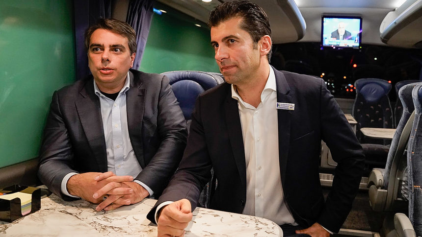 Assen Vassilev and Kiril Petkov photi Lili Toushek