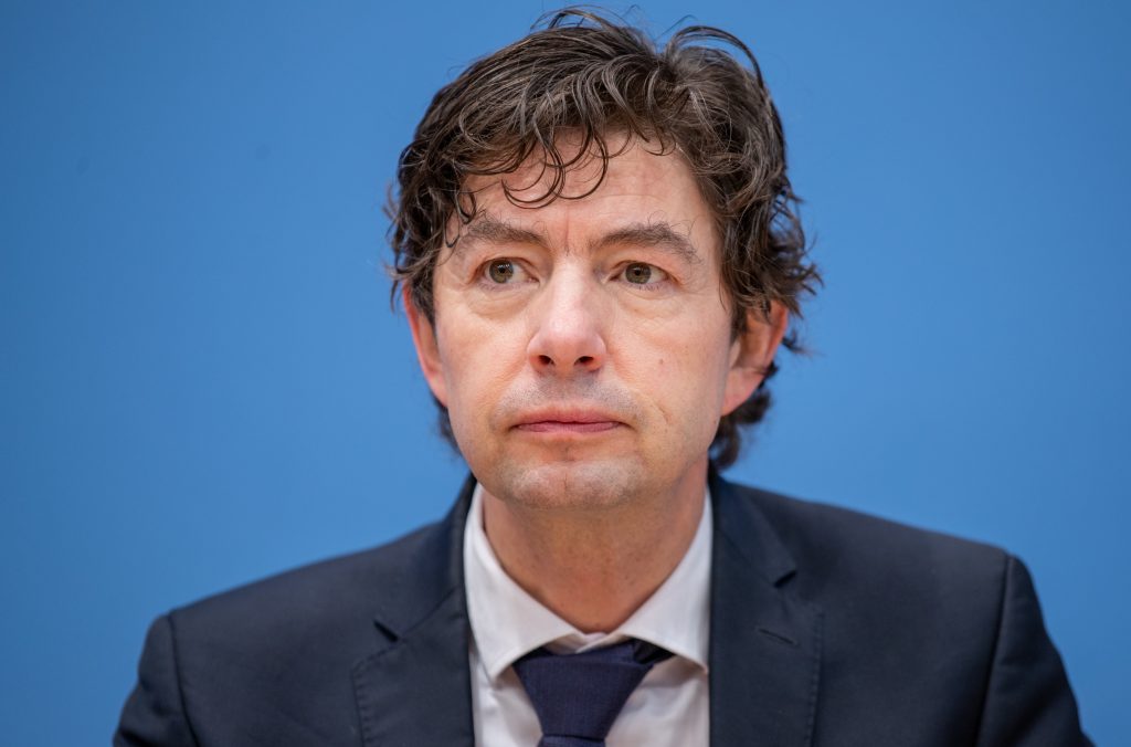Federal Press Conference on pandemic Corona situation in Germany
