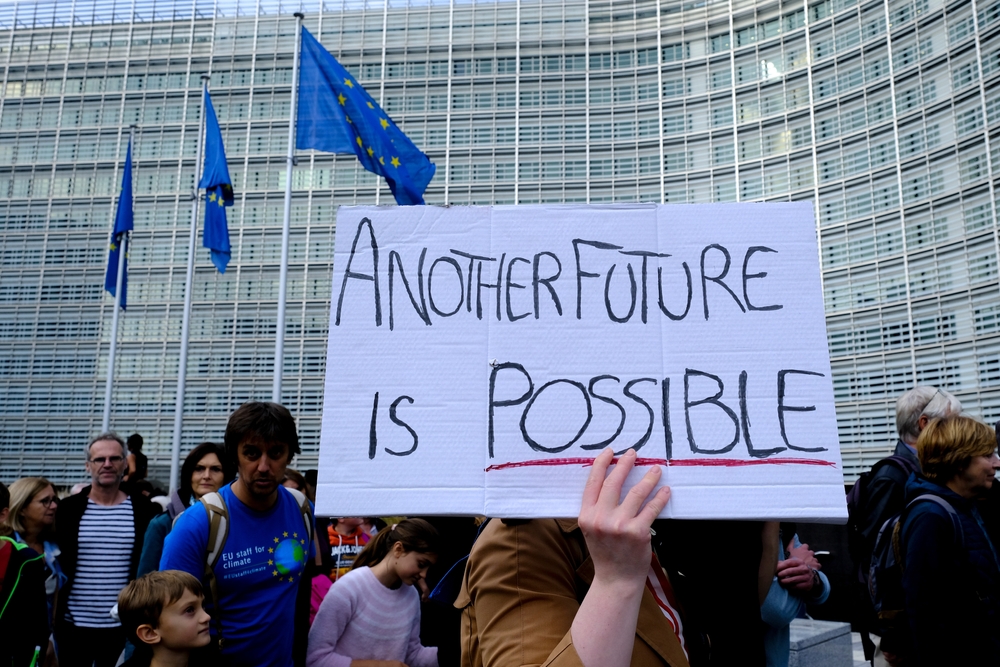 Thousands,Of,People,Takes,Part,In,A,Demonstration,Against,Climate