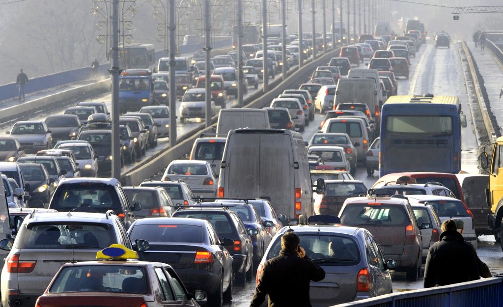 Traffic,Jam,In,The,Rush,Hour