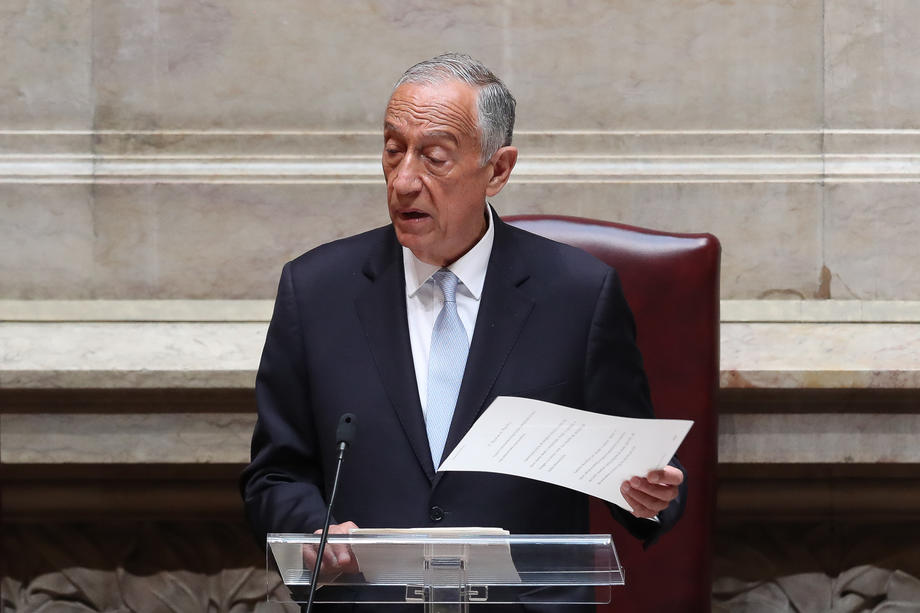 Portuguese President Marcelo Rebelo de Sousa swearing in ceremony