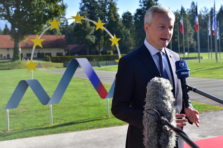 European Union finance ministers meeting in Slovenia