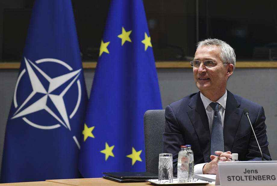 Stoltenberg meets Michel in Brussels