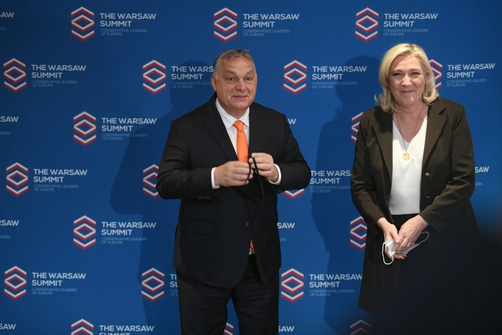 Leaders of European conservative and right wing parties meeting in Warsaw