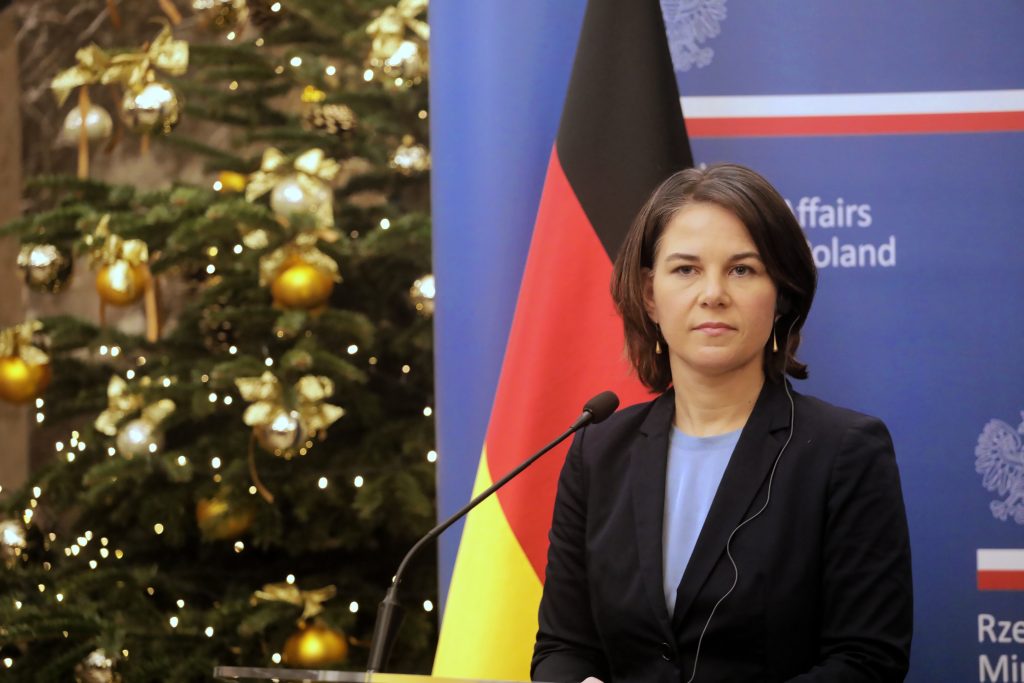German Foreign Minister Annalena Baerbock visits Warsaw