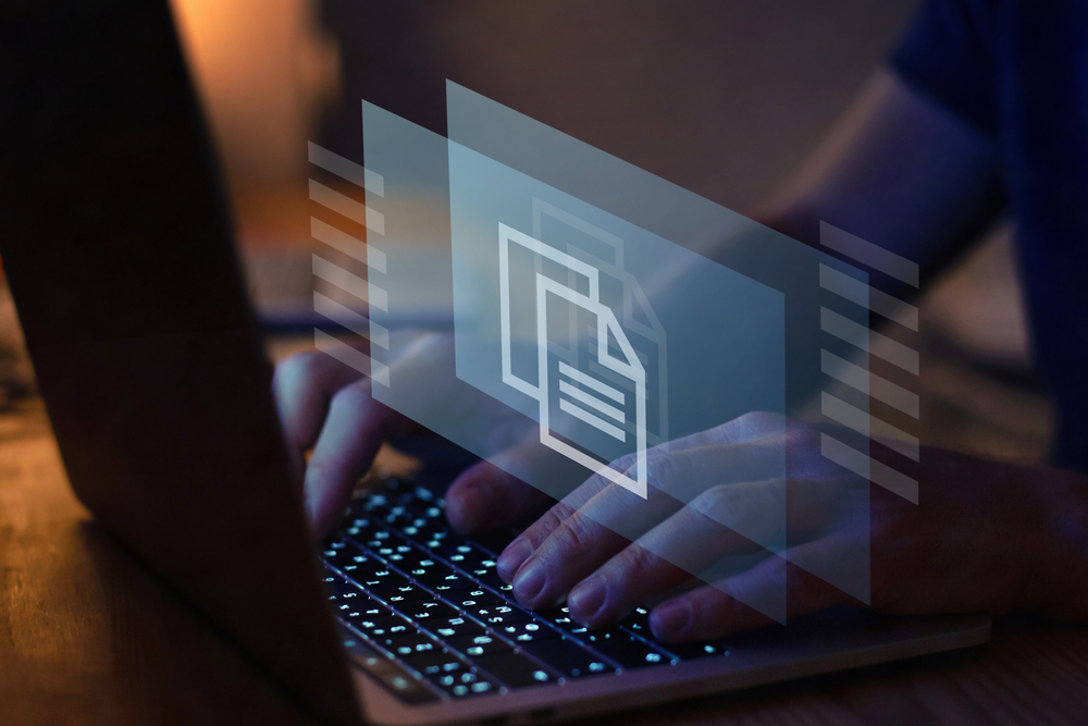 Document,Management,Concept,,Online,Documentation,To,Share,Or,Edit,Remotely